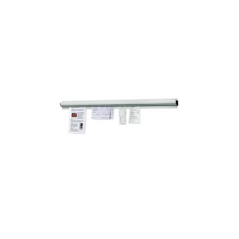 Pince Porte-Fiches Murale Aluminium - 910 mm