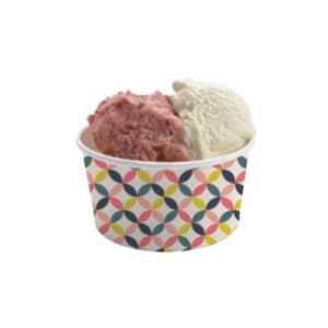 Jäätelö- ja jälkiruokakulho 180 ml - Suuri koko - Ympäristöystävällinen - 50 kpl:n erä