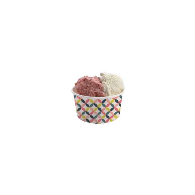 Jäätelö- ja jälkiruokakuppi 90 ml - Pieni koko - Ekologinen - 50 kpl:n erä