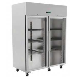 Kylskåp med positiv kyla, 2 glasdörrar GN2/1 - 1400 L