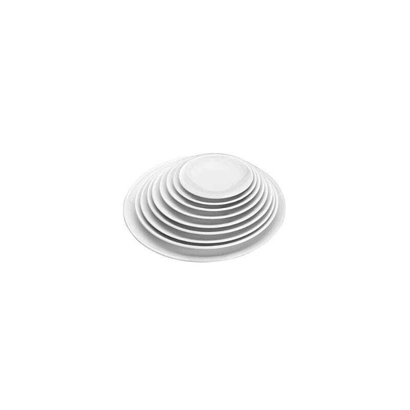 Assiette Ronde en Mélamine - Ø 25,4 x H 2,9 cm Lacor