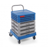 Washing Basket Trolley with Handle