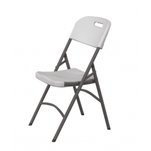 Hopfällbar stol - Ljusgrå - HENDI