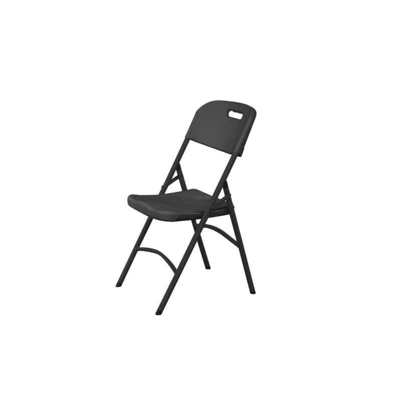 Hopfällbar stol - Svart - HENDI