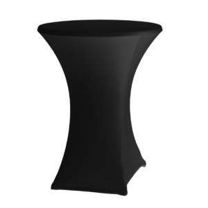 Musta pöytäliina seisomapöydälle 80-85 cm - HENDI
