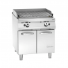 Professionell gasdriven lavastensgrill Bartscher Serie 900 - Grill V