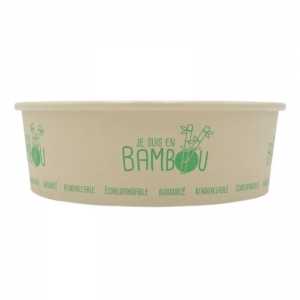 Bol à Salade en Bambou - 750 ml - Lot de 50