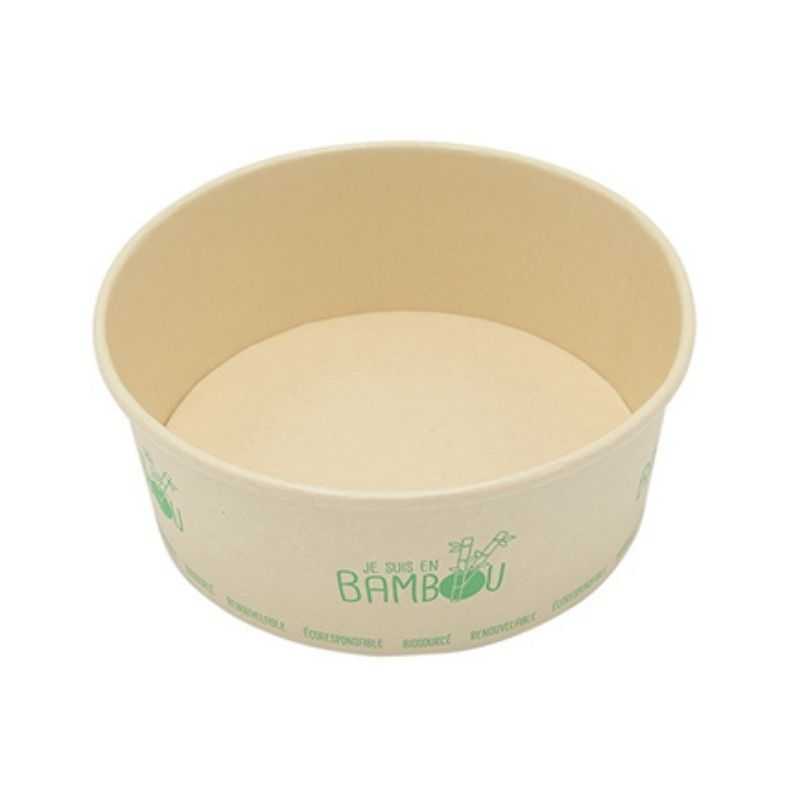 Bamboo Salad Bowl - 1300 ml - Pack of 50