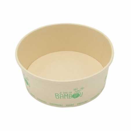 Bamboo Salad Bowl - 1300 ml - Pack of 50