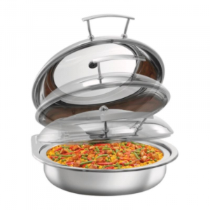 Round Flexible Chafing Dish with Removable Lid - 6.2 L - Bartscher