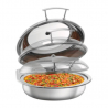 Chafing Dish Joustava Pyöreä kannella - 6,2 L - Bartscher