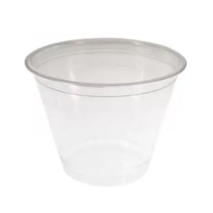 Transparent Plastburk - 270 ml - Paket med 50