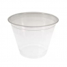Transparent Plastburk - 270 ml - Paket med 50
