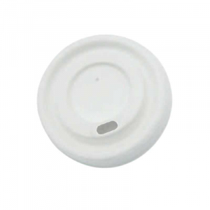 Couvercle Bagasse pour Gobelet Bambou 30 et 35 cl - Lot de 50