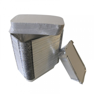 Aluminiumform med lock "Combi Pack" - 1500 ml - Förpackning med 100