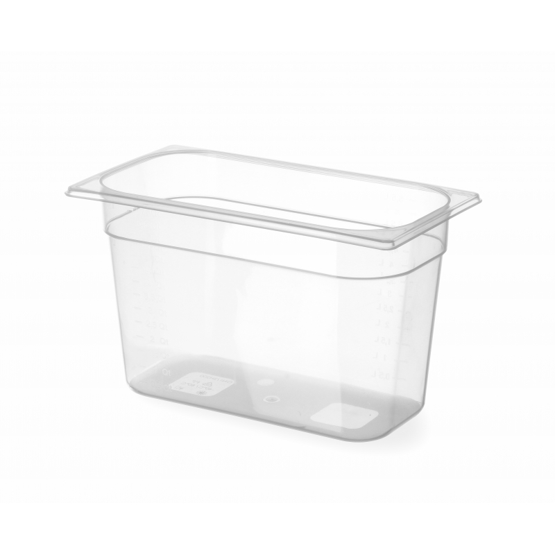 Gastronorm container GN 1/3 in Polypropylene - 7.8 L - H 200 mm