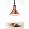 Adjustable conical heat lamp