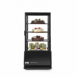 Kylskåp med svart kylskåp - 78 liter