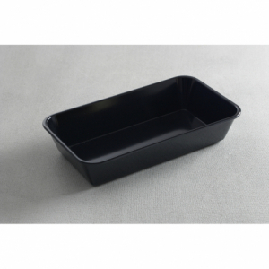 Black Meat Tray - 290 x 160 mm