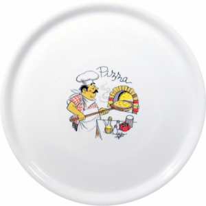 Pizzatallrik Granitmönster - 330 mm i Diameter