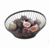 Black Oblique Fruit Basket - 300 mm Diameter