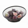 Black Oblique Fruit Basket - 150 mm Diameter