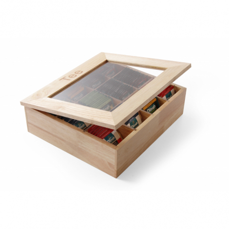 Coffret à Thé en Bois - Marque HENDI