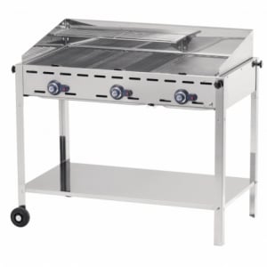 Gasolgrill Professionell Green Fire - 3 brännare - HENDI