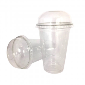 Crystal Shaker PET Cup - 400 ml - Pack of 50 - FourniResto