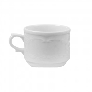 Kaffekopp i porslin Flora - 0,18 L