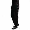 Pantalon de Cuisine Mixte Easyfit Noir Traité Teflon - Taille S - Whites Chefs Clothing - Fourniresto