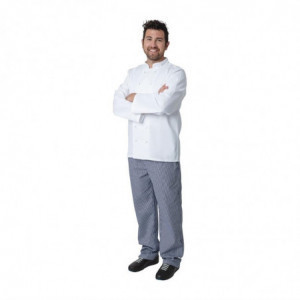 Kökrock Unisex Vit Med Långa ärmar Vegas - Storlek Xs - Whites Chefs Clothing - Fourniresto
