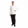 Keittiön valkoinen unisex-takki pitkillä hihoilla Vegas - Koko Xs - Whites Chefs Clothing - Fourniresto