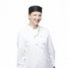 Musta keittiömyssy polykotonista - Koko M 58,4 cm - Whites Chefs Clothing - Fourniresto