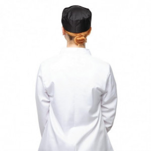 Kockmössa i svart polycotton - Storlek XS 53,3 cm - Whites Chefs Clothing - Fourniresto