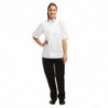Kockrock i vitt med korta ärmar Vegas - Storlek M - Whites Chefs Clothing - Fourniresto