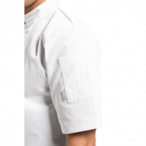 Veste De Cuisine Mixte Blanche À Manches Courtes Vegas - Taille S - Whites Chefs Clothing - Fourniresto