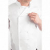 Keittiön valkoinen sekoitettu lyhythihainen takki Vegas - Koko S - Whites Chefs Clothing - Fourniresto