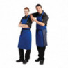 Tabier Bavette Bleu Roi 710 X 970 Mm - Whites Chefs Clothing - Fourniresto
