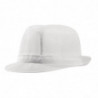 Hattu Trilby valkoinen verkolla - Koko L 590 mm - FourniResto - Fourniresto