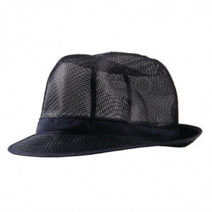 Hattu Trilby Sininen Meri Ristikolla - Koko M 570 mm - FourniResto - Fourniresto