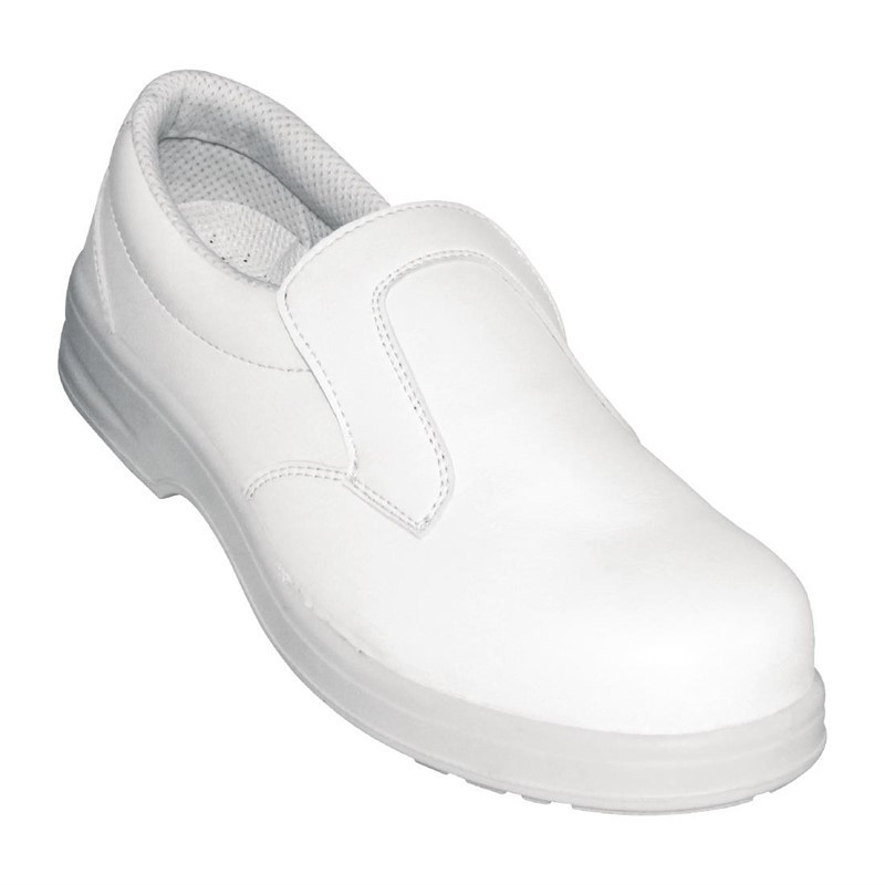 White Safety Moccasins - Size 38 - Lites Safety Footwear - Fourniresto