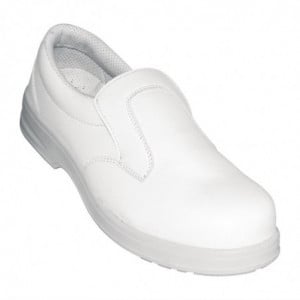 Mocassins De Sécurité Blancs - Taille 45 - Lites Safety Footwear - Fourniresto