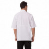 White Unisex Montreal Cool Vent Chef Jacket - Size Xs - Chef Works - Fourniresto