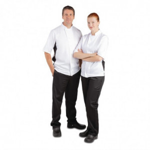 Keittiöpaita Unisex Valkoinen Nevada - Koko L - Whites Chefs Clothing - Fourniresto