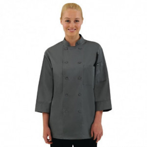 Köksskjorta Grå Unisex - Storlek Xxl - Chef Works - Fourniresto