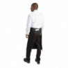 Standard svart förkläde i polycotton 914 x 762 mm - Whites Chefs Clothing - Fourniresto