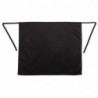 Standard svart förkläde i polycotton 914 x 762 mm - Whites Chefs Clothing - Fourniresto