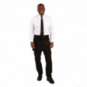 Kort servitörsförkläde i svart polycotton 373 x 750 mm - Whites Chefs Clothing - Fourniresto