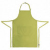 Förkläde med justerbar nackrem och dubbla fickor Limegrön 610 x 860 mm - Chef Works - Fourniresto